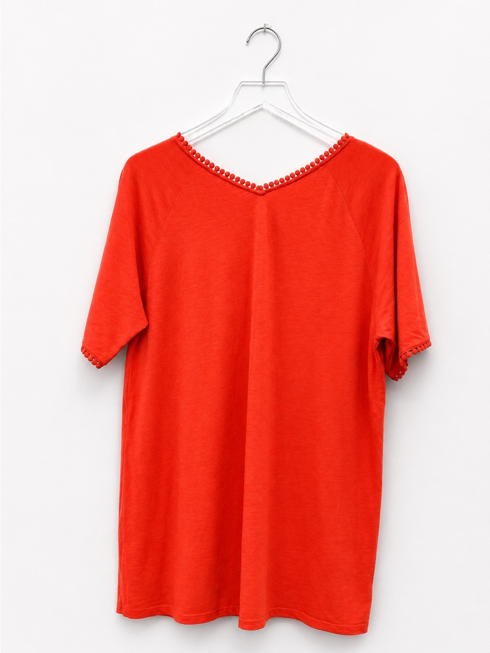 Lands End Orange Swim Dtess Cover up. Size L. (0143)